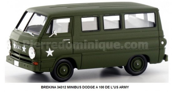  MINIBUS DODGE A 100 DE L'US ARMY