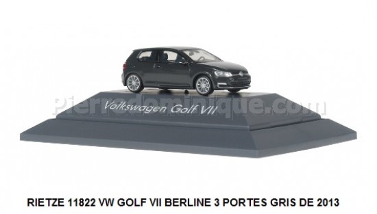  VW GOLF VII BERLINE 3 PORTES GRISE DE 2013