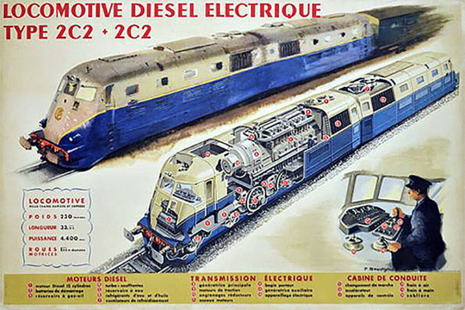 LOCOMOTIVE DIESEL 262 AD1 SNCF DIGITAL