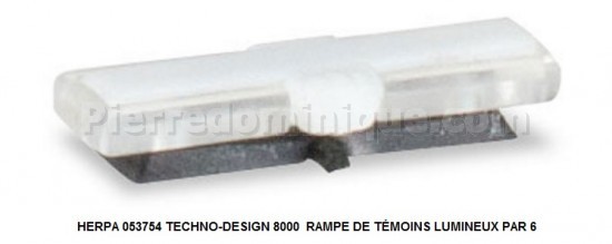  TECHNO-DESIGN 8000  RAMPE DE TÉMOINS LUMINEUX PAR 6