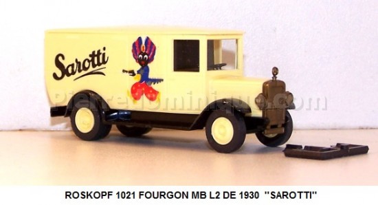 FOURGON MB L2 DE 1930 ''SAROTTI''