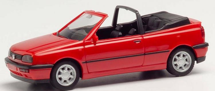 *PROMOS* - CABRIOLET OUVERT VW GOLF III NOIR INTÉRIEUR BLANC ENTRE 1993 ET 1997