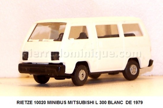 MINIBUS MITSUBISHI L 300 BLANC  DE 1979
