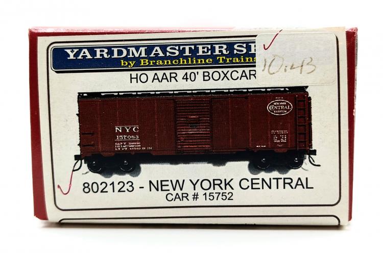 KIT A MONTE WAGON COUVERT AAR 40' BOX CAR NEW YORK CENTRAL 15752 - YARDMASTER SERIES