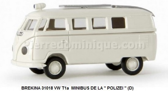 VW T1a KOMBI MINIBUS DE LA '' POLIZEI '' (D)