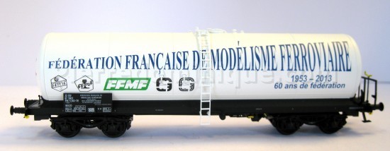 WAGON CITERNE EDITION SPÉCIALE FÉDÉRATION FRANÇAISE DE MODÉLISME FERROVIAIRE SNCF