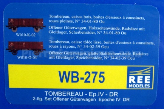 COFFRET 2 WAGONS TOMBEREAUX Om 19 Ludwighafen Ep.IV DR