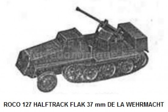 HALFTRACK FLAK 37 mm DE LA WEHRMACHT