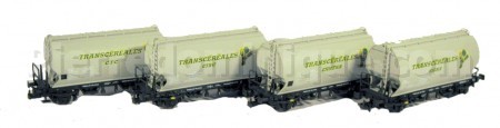 COFFRET 4 WAGONS TRANSCEREALES SNCF