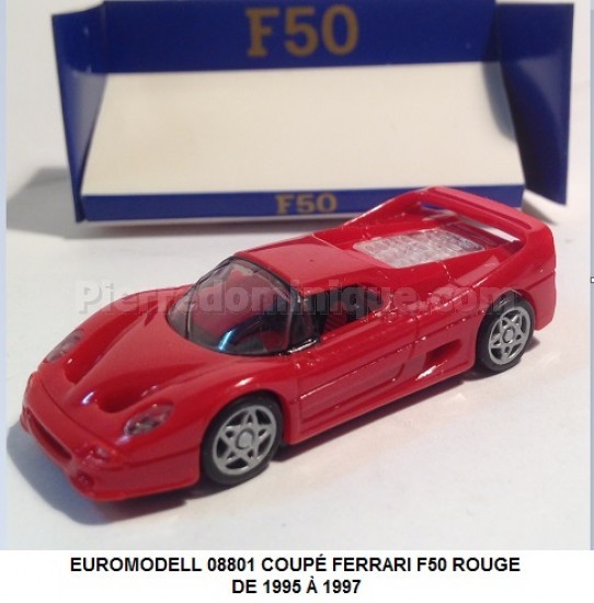 *PROMOS* - COUPÉ FERRARI F50 ROUGE DE 1995 Ã€ 1997