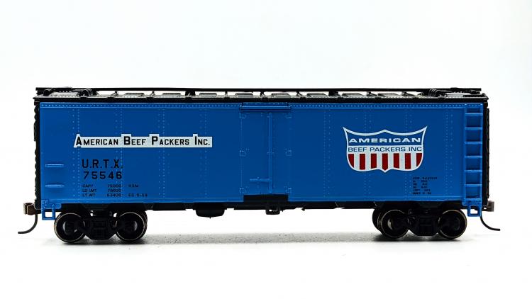 WAGON COUVERT AMERICAN BEEF PACKERS INC 75546 40 STEEL REEFER