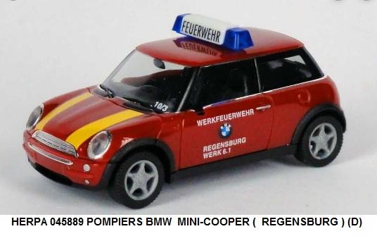 POMPIERS BMW MINI-COOPER ( REGENSBURG