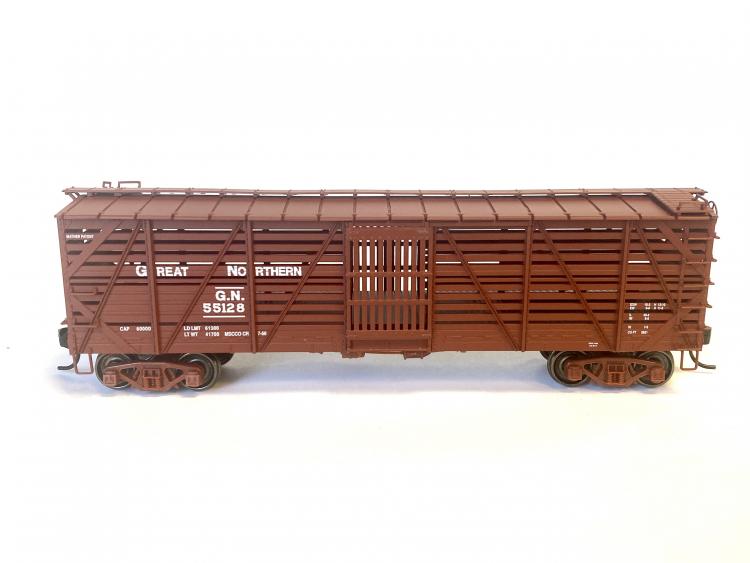 WAGON COUVERT POUR TRANSPORT DE BETAILS GREAT NORTHERN 55128