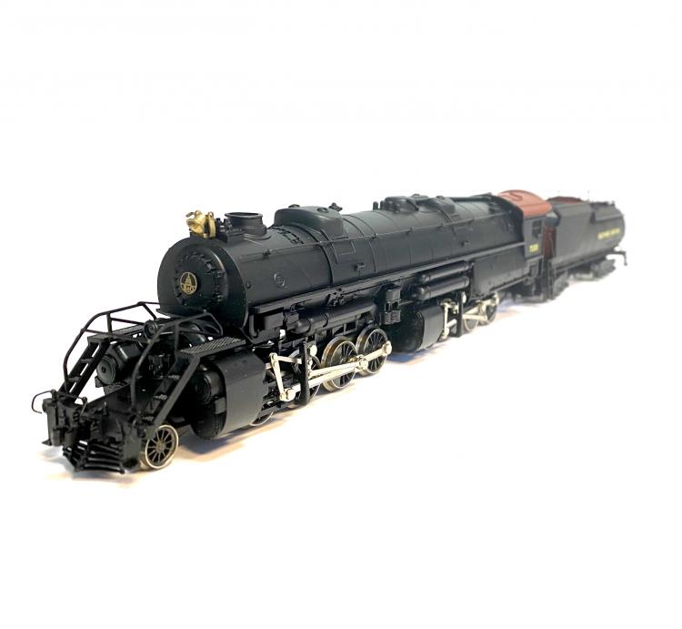 *PROMOS* - LOCOMOTIVE A VAPEUR 2-8-8-0 7155 MALLET BALTIMORE AND OHIO