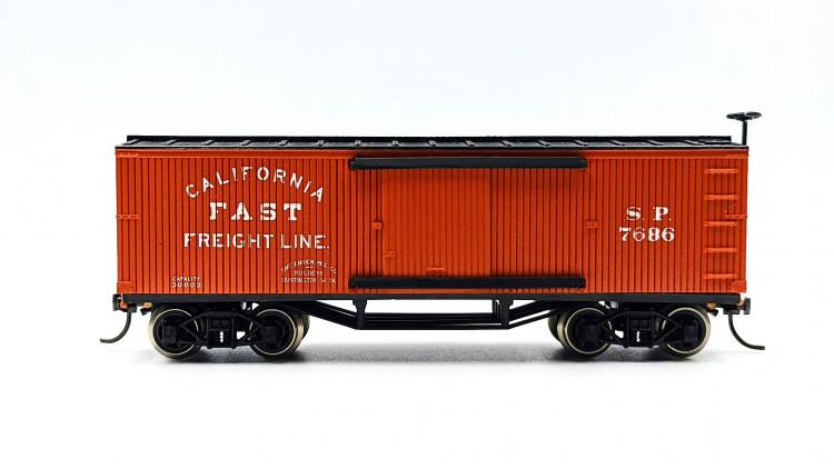 WAGON COUVERT CALIFORNIA FAST FREIGHT LINE SP 7686