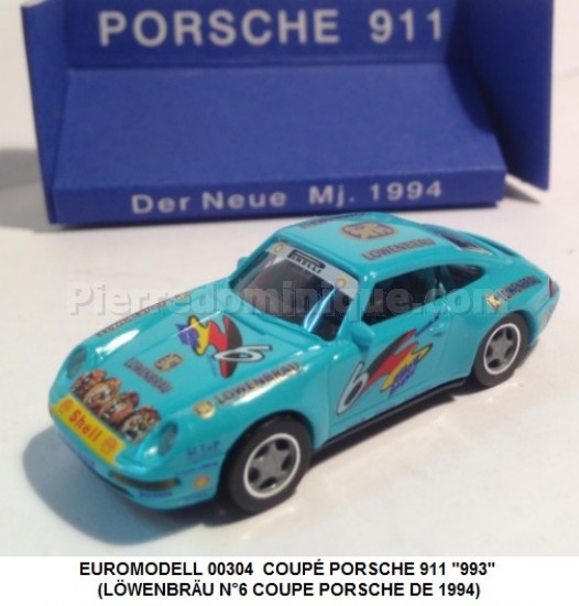 COUPÉ PORSCHE 911 "993"  (LÖWENBRÄU N°6 COUPE PORSCHE DE 1994)