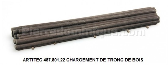 CHARGEMENT DE TRONC DE BOIS 110 x 25 mm