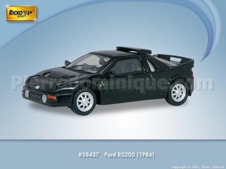 FORD RS200 1986 NOIRE
