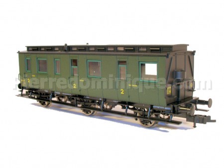 *PROMOS* - VOITURE 2eme CLASSE A PORTIERES LATERALES SNCF