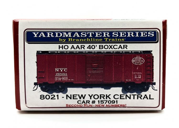 WAGON COUVERT AAR 40' BOX CAR NEW YORK CENTRAL 157082 - YARDMASTER SERIES