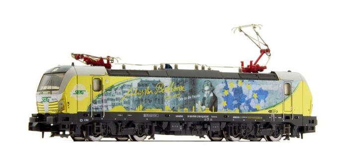 LOCOMOTIVE ELECTRIQUE VECTRON 15 Jahre SETG, BR 193 218 Ludwig VON BEETHOVEN