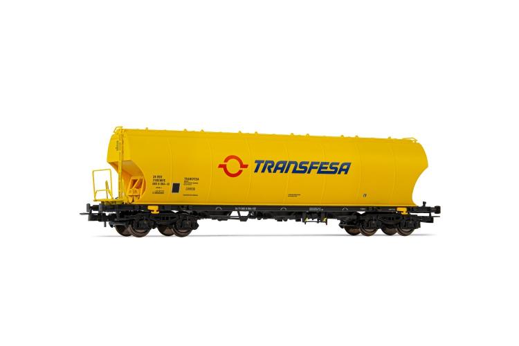 WAGON SILO A PAROIS CURVEES TRANSFESA EDITION SPECIALE 75EME ANNIVERSAIRE RENFE