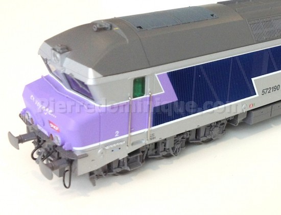LOCOMOTIVE DIESEL CC 572190 EN VOYAGE SNCF  AC DIGITAL SOUND
