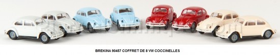 COFFRET DE 8 VW COCCINELLES