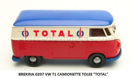 VW KOMBI T1 CAMIONNETTE TOLEE ''TOTAL''