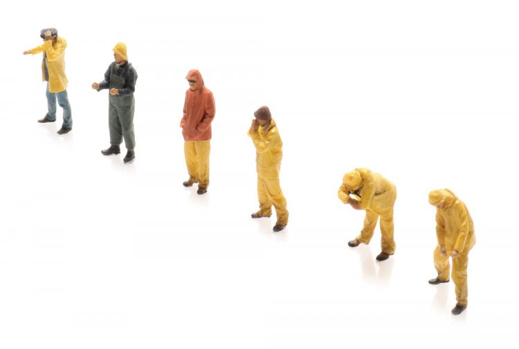 KIT MARINS SUR MER - NON PEINT - (A RESERVER)