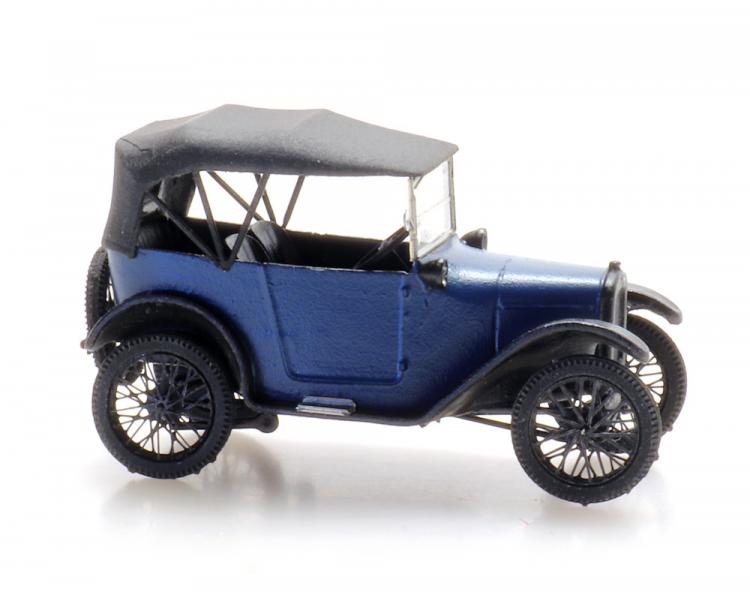 AUSTIN 7 BLEU FONCE BACHE NOIRE