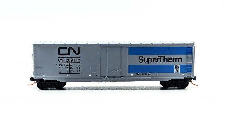 WAGON COUVERT BOX CAR PLUG DOOR CANADIAN NATIONAL 289002 SUPERTHERM