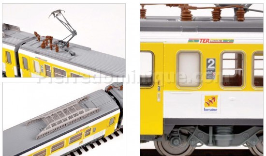 AUTOMOTRICE Z11518 Z2 TER LORRAINE JAUNE LYTHOS SNCF DIGITAL SOUND