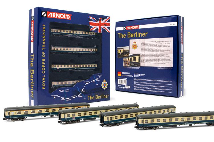 *PROMOS* - SET DE 4 VOITURES VOYAGEURS THE BERLI NER RCT BRITISH ARMY OF THE RHINE
