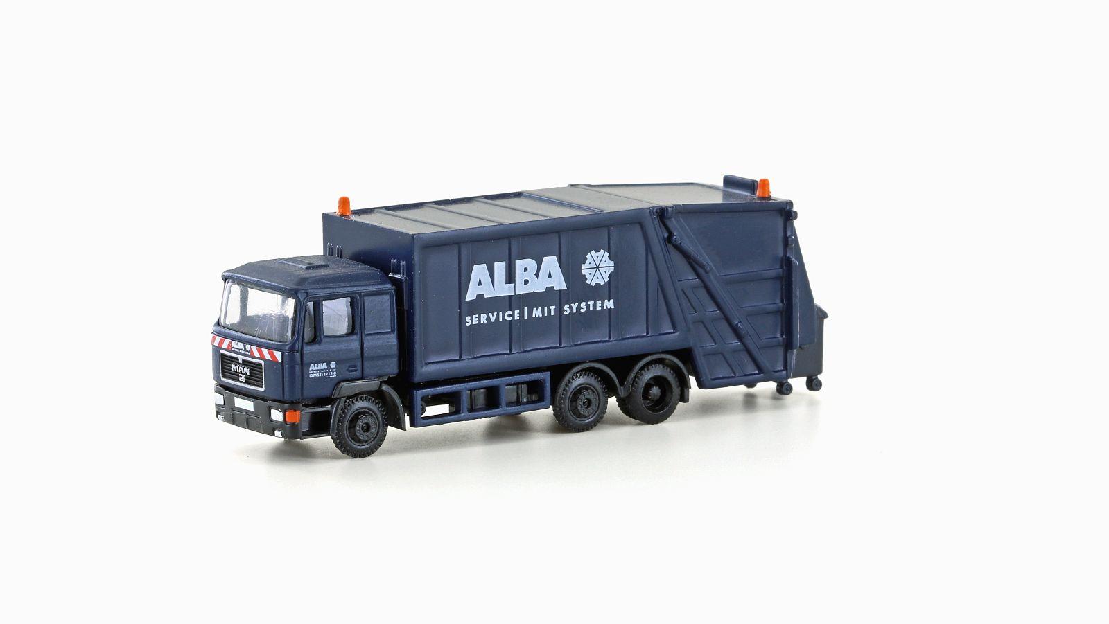 Camion Remorque MAN F90 GEFCO Bleu Marine - MINIS LC4635 - Échelle 1/160