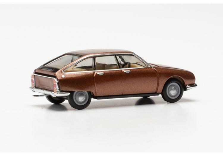 BERLINE CITROEN GS DE 1977 CUIVRE TAMELA METTALISE INTERIEUR BEIGE