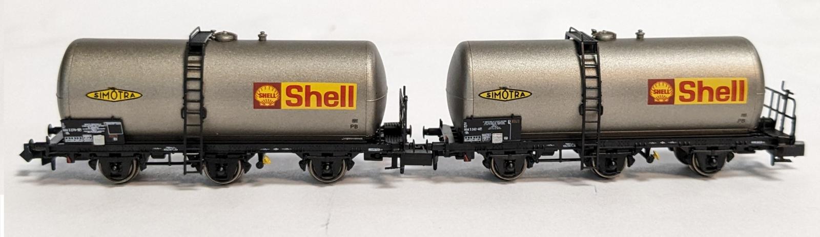 Set 2 Wagons citerne Shell | ARNOLD HN6609 | N | Matériel SNCF