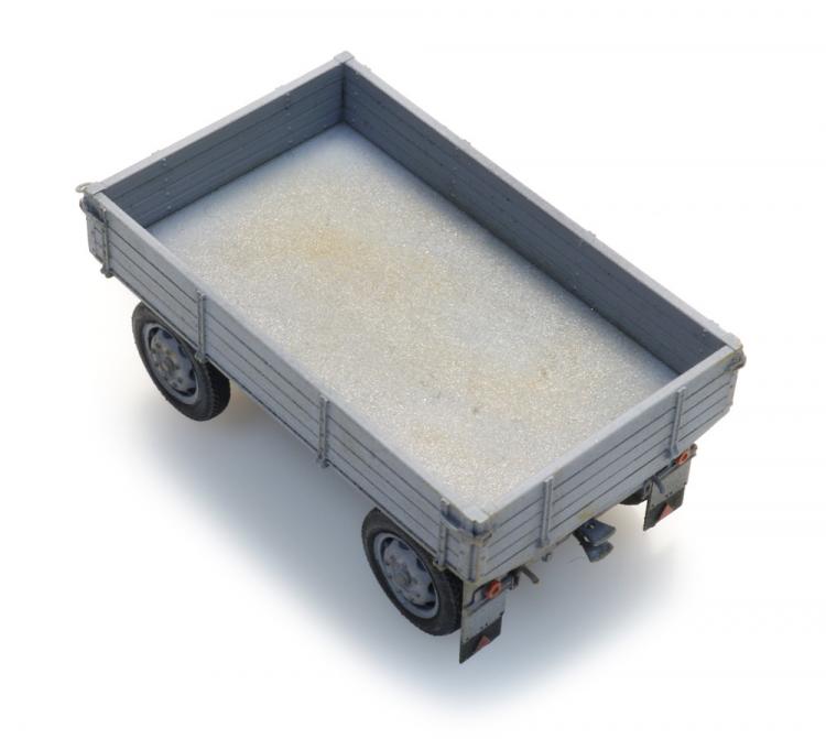 REMORQUE 2 ESSIEUX E3 3T DDR GRISE