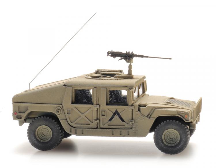 HUMVEE ARMEE AMERICAINE DESERT EQUIPE 50 MG