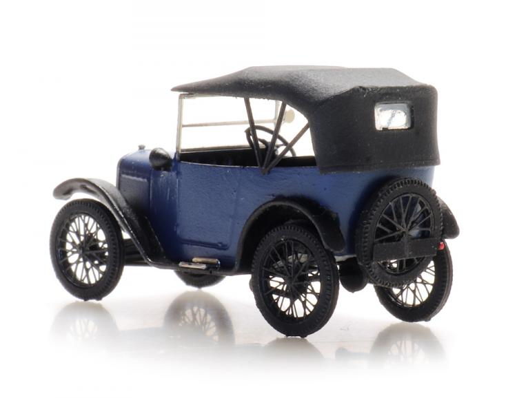 AUSTIN 7 BLEU FONCE BACHE NOIRE