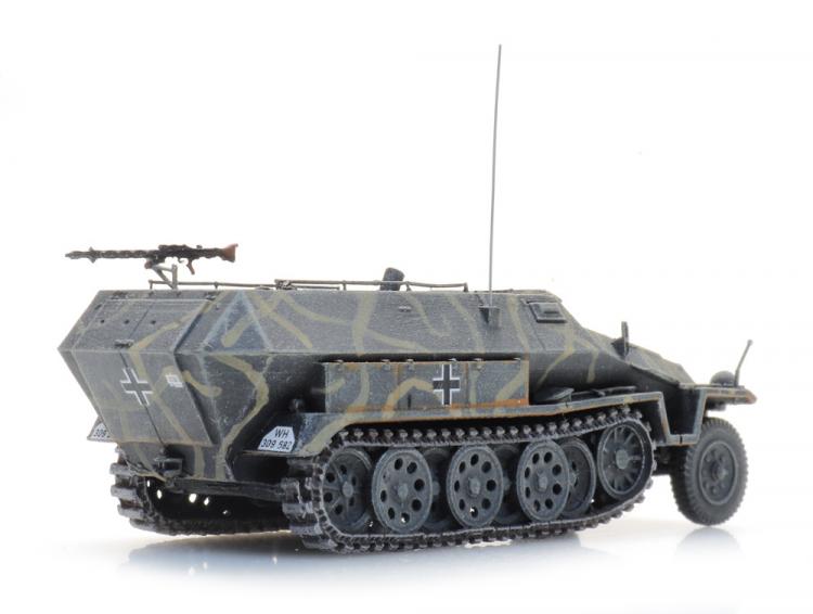 HALFTRACK VEHICULE DE TRANSPORT DE TROUPE Sd.Kfz 251/2 AVEC LANCEUR DE GRENADES GRIS WEHRMACHT