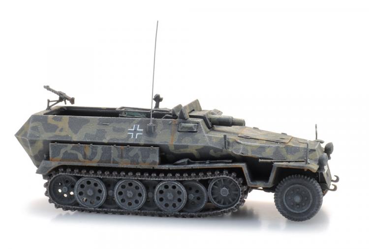 HALTRACK VEHICULE DE TRANSPORT DE TROUPE Sd.Kfz 251/9 AVEC CANON KwK 37 L24 STUMMEL (MEGOT) CAMOUFLAGE GRIS