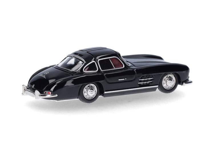 COUPE MERCEDES BENZ 300 SL NOIR INTÉRIEUR ROUGE1954-57