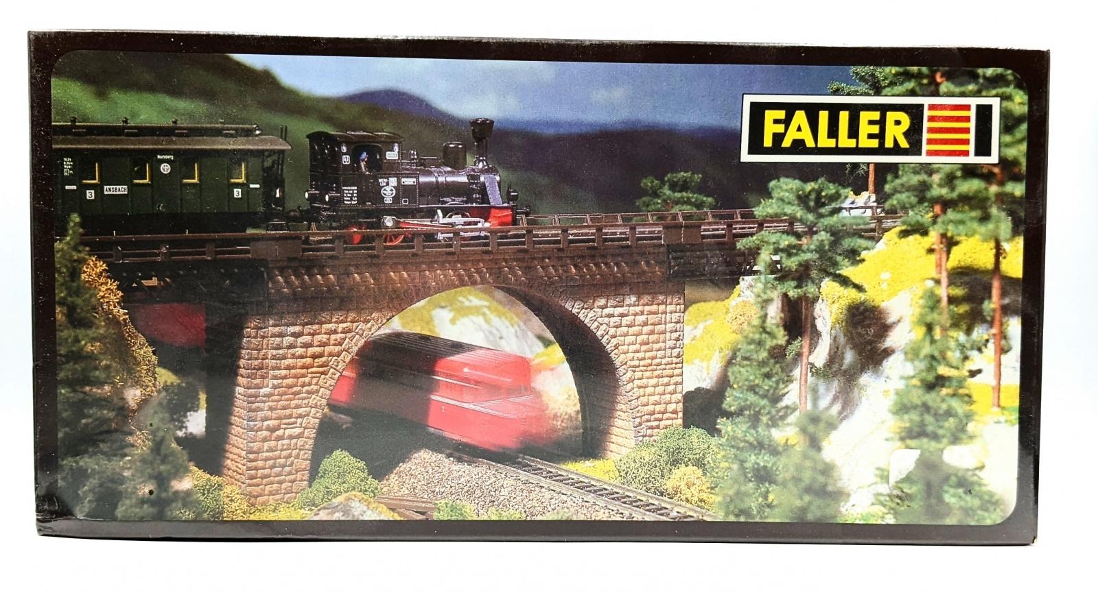 Faller Pont à Arche Pour Maquettisme Ferroviaire Échelle Z 1:220 - Kit à Assembler Pour Trains Miniatures
