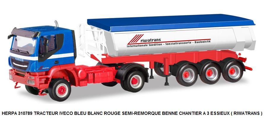 Set De 2 Camions Benne - Bleu Rouge - Bébé - 23.00