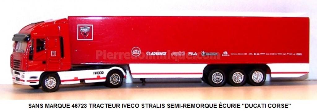 Eligor 1/43 Iveco Stralis 540 Fercam Maghreb Semi-remorque