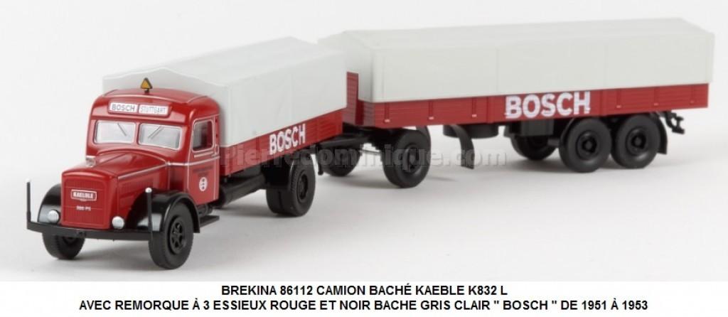 Camion France Jouets GMC Bâché Avec Remorque – Vintage, Dans Sa Boîte