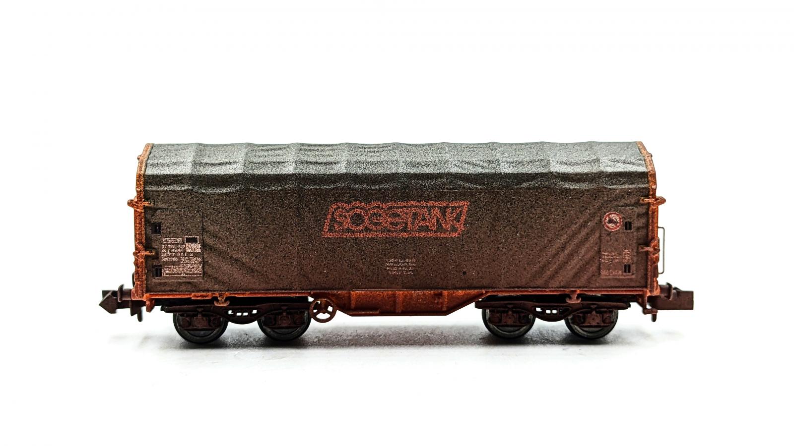 ROCO 46940 Wagon Marchand Teloné DB CARGO Rouge