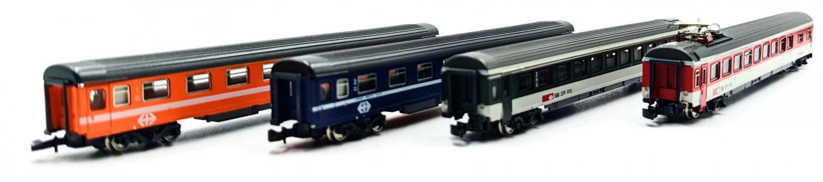 Roco 74635 H0 Voiture De Voyageurs EC Des CFF, 2e Classe, Type Bpm Piste H0 Wagons Pour Modelisme Ferr 32905881