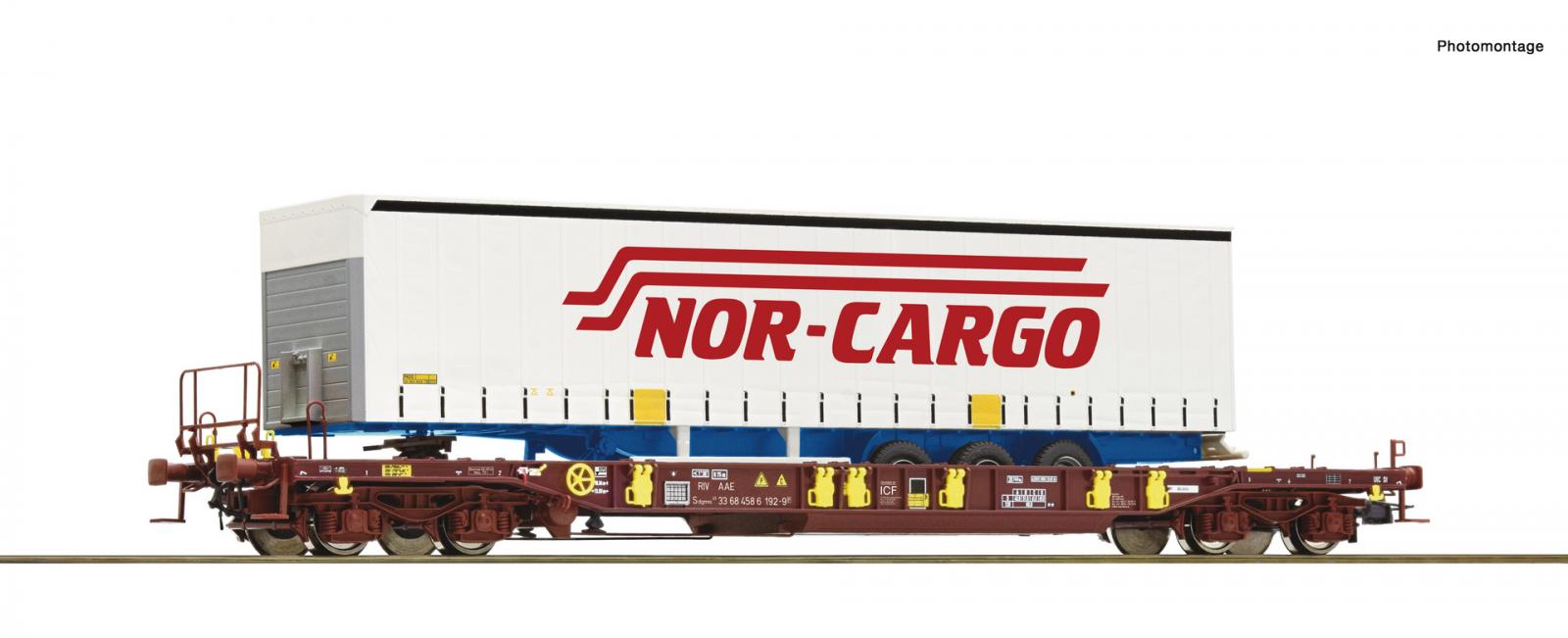 Wagon Porte-conteneurs AAE Euro Modell - Échelle 0 - Laiton/métal - Suisse - Édition Limitée